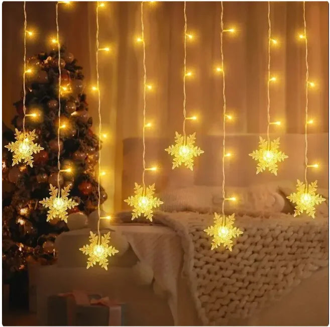 Snowflake Fairy Curtain Lights £19.50
