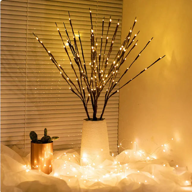 Nordic Glow Decorative Twig Tree £7