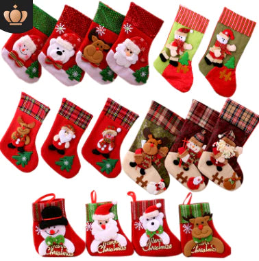 Christmas Decorations: Santa Stockings & Tree Ornaments £5