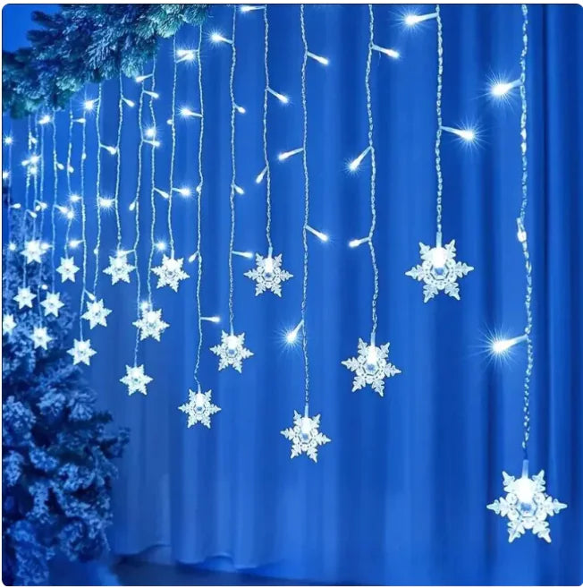 Snowflake Fairy Curtain Lights £19.50